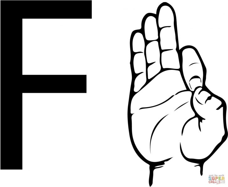 Letter F Coloring Page Asl Sign Language Letter F Coloring Page With Letter F Coloring Page Letter F Coloring Page Asl Sign Language Letter F Coloring Page With Letter F Coloring Page