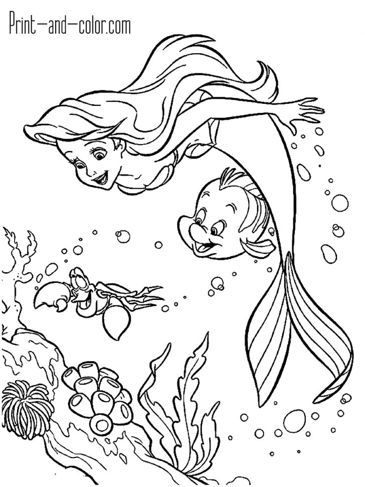 Little Mermaid Coloring Pages The Little Mermaid Coloring Pages Print And Color Little Mermaid Coloring Pages The Little Mermaid Coloring Pages Print And Color