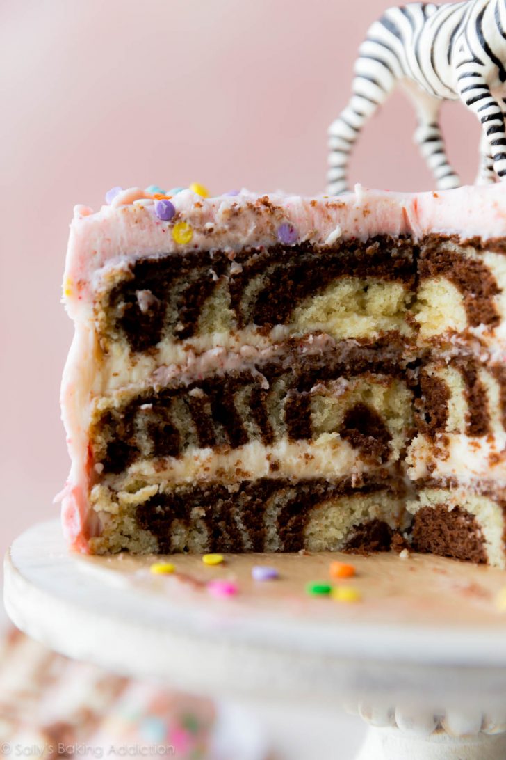 Marble Birthday Cake Recipe 1st Birthday Cake Sallys Baking Addiction Marble Birthday Cake Recipe 1st Birthday Cake Sallys Baking Addiction