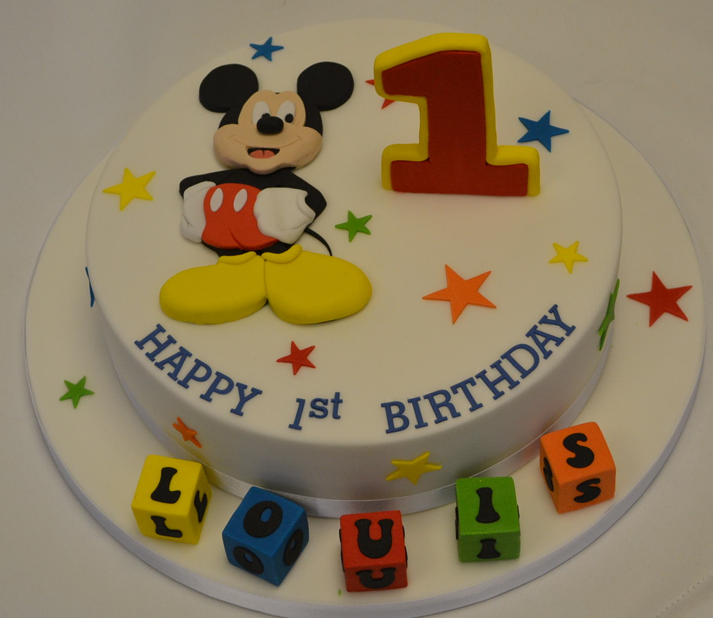 Mickey Mouse Birthday Cake Ideas Mickey Mouse 1st Birthday Cake