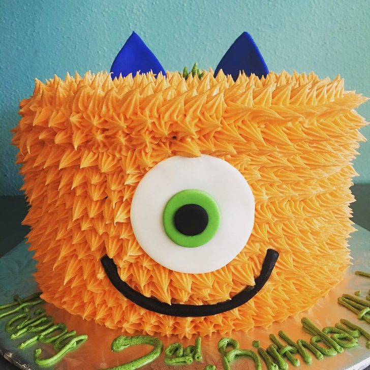 Monster Birthday Cake Orange Shaggy Monster Birthday Cake Delicately Delicious Flickr Monster Birthday Cake Orange Shaggy Monster Birthday Cake Delicately Delicious Flickr