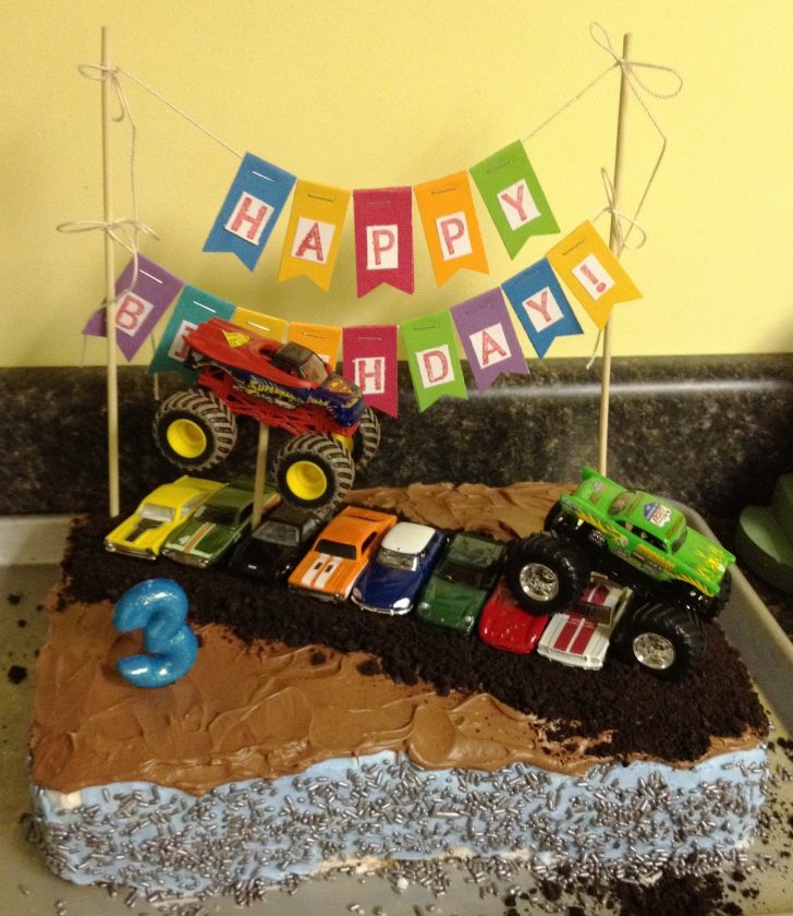 Monster Jam Birthday Cake Whimsikel Monster Truck Birthday Cake Monster Jam Birthday Cake Whimsikel Monster Truck Birthday Cake