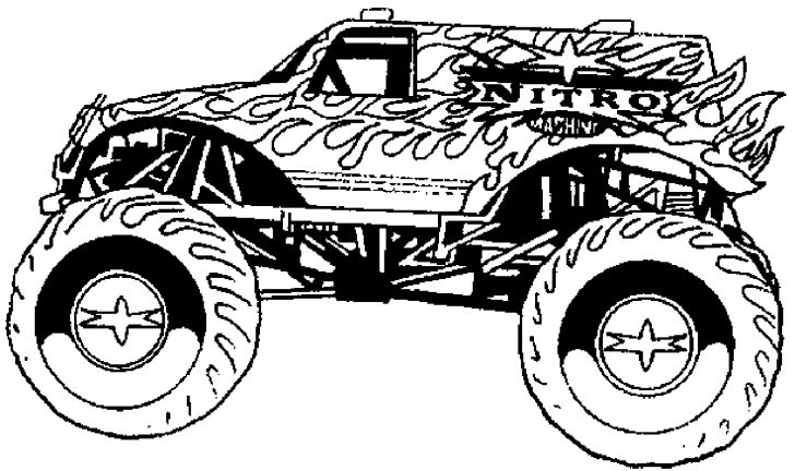 Monster Truck Coloring Page Monster Truck Coloring Pages Monster Truck Coloring Page Monster Truck Coloring Pages