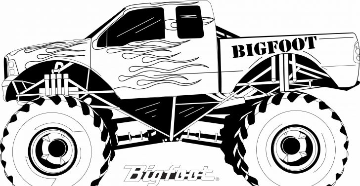 Monster Truck Coloring Page Monster Truck Coloring Pages To Print Futurama Monster Truck Coloring Page Monster Truck Coloring Pages To Print Futurama