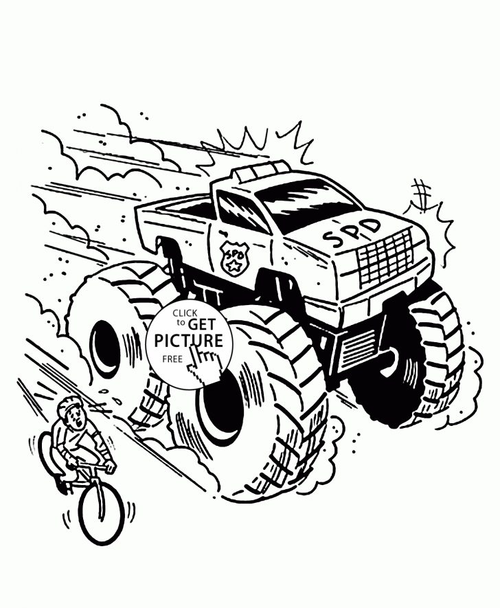 Monster Truck Coloring Pages Monster Truck Is Very Fast Coloring Page For Kids Transportation Monster Truck Coloring Pages Monster Truck Is Very Fast Coloring Page For Kids Transportation