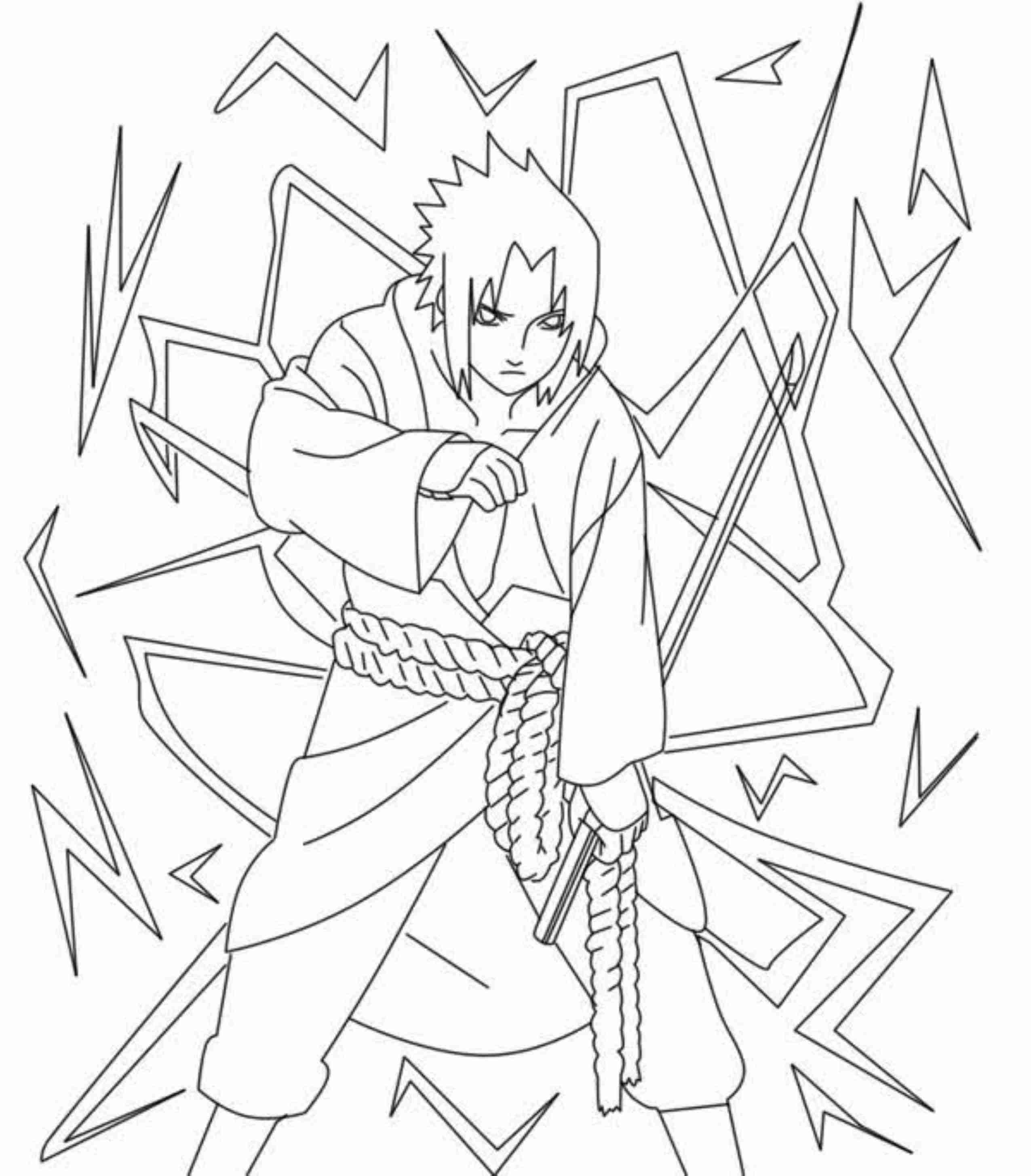 Naruto Sage Mode Coloring Pages