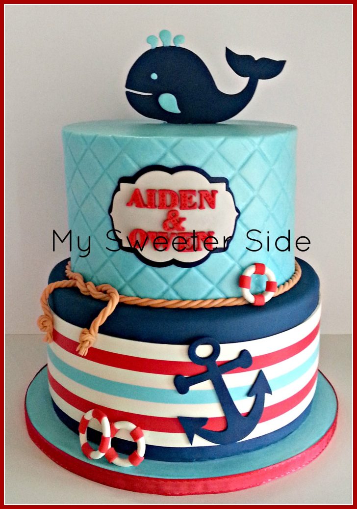 Navy Birthday Cake Childrens Birthday Cakes Happy First Birthday Aiden And Owen Navy Birthday Cake Childrens Birthday Cakes Happy First Birthday Aiden And Owen