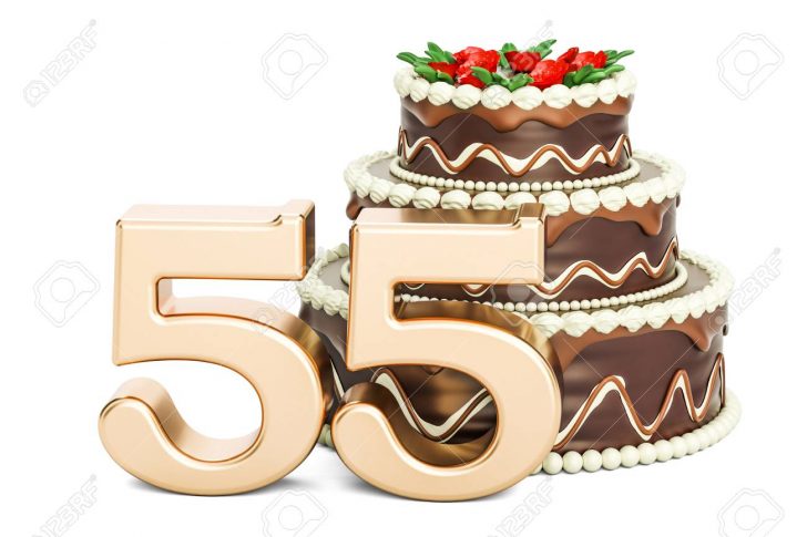 Number Birthday Cakes Chocolate Birthday Cake With Golden Number 55 3d Rendering Isolated Number Birthday Cakes Chocolate Birthday Cake With Golden Number 55 3d Rendering Isolated