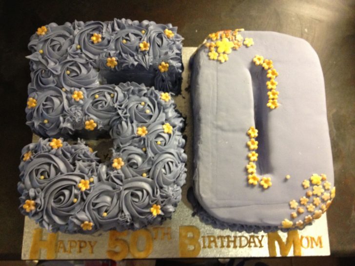 Number Birthday Cakes Number 50 Birthday Cake Purple And Gold Buttercream Rose Swirls Number Birthday Cakes Number 50 Birthday Cake Purple And Gold Buttercream Rose Swirls