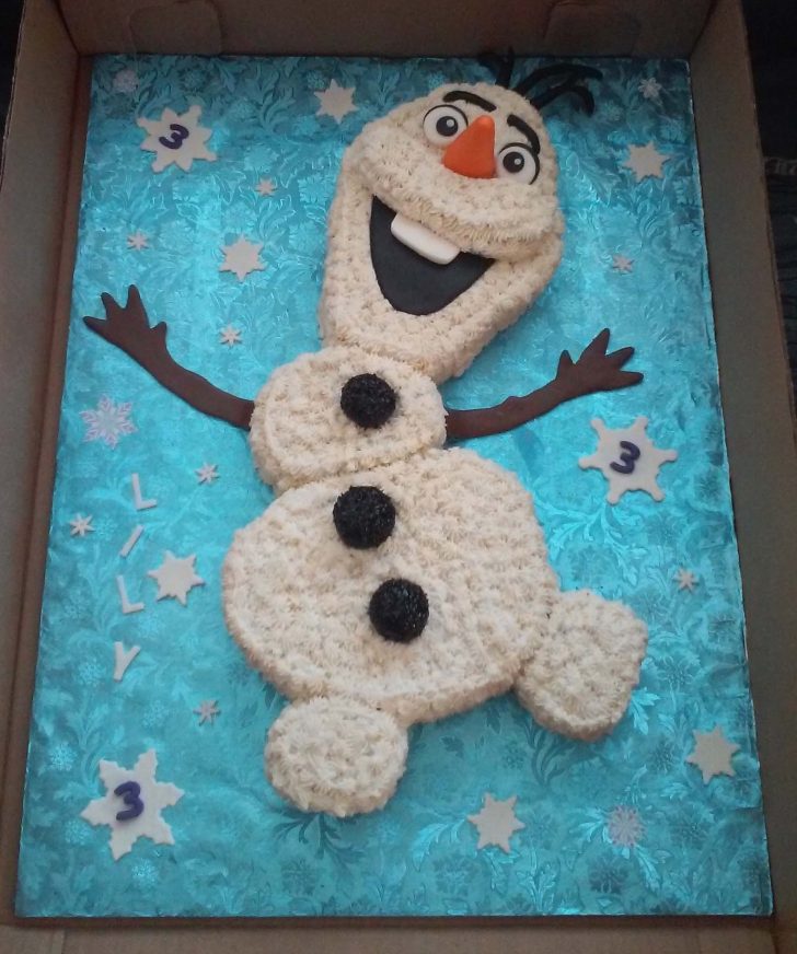 Olaf Birthday Cake Frozen Olaf Themed Birthday Cake Cakecentral Olaf Birthday Cake Frozen Olaf Themed Birthday Cake Cakecentral