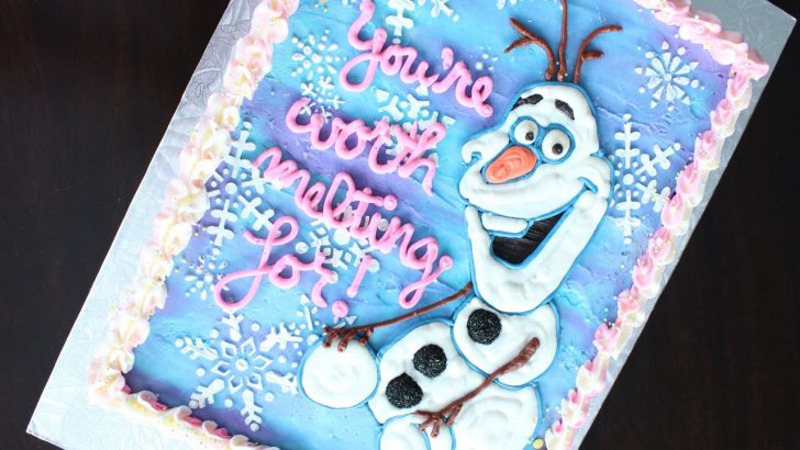 Olaf Birthday Cake Olaf Cake How To Make An Easy Buttercream Olaf Birthday Cake Youtube Olaf Birthday Cake Olaf Cake How To Make An Easy Buttercream Olaf Birthday Cake Youtube