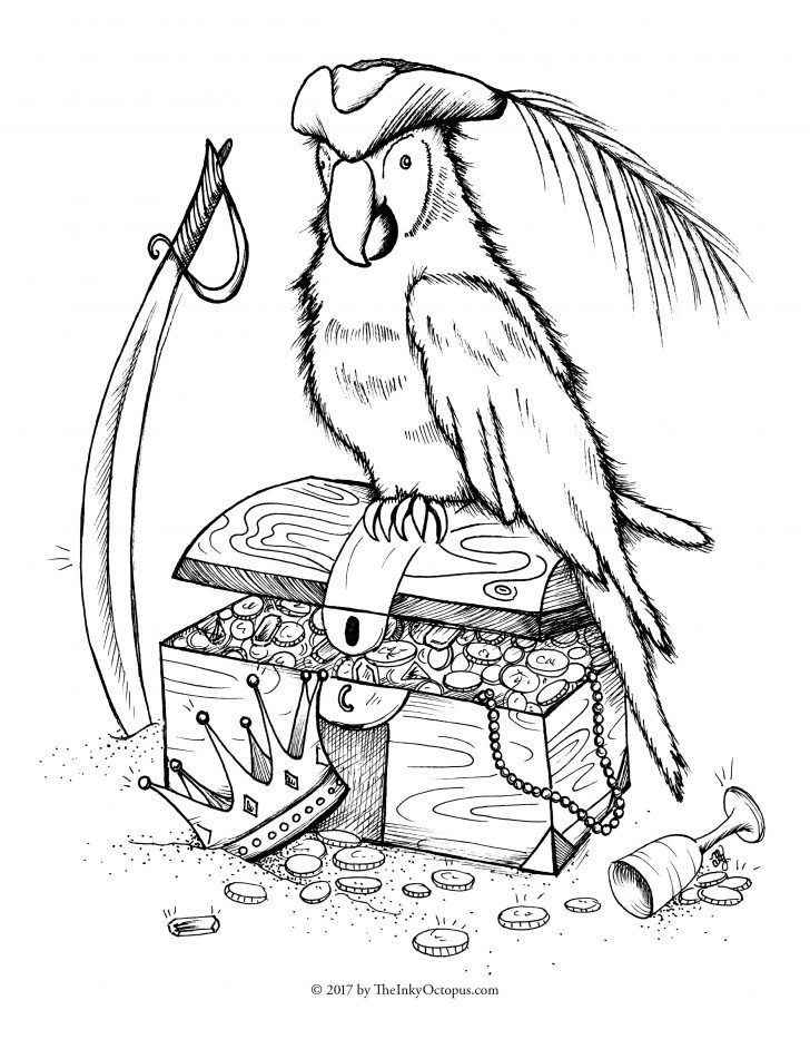 Parrot Coloring Pages Pirate Color Pages Free Printable Parrot Coloring Page The Inky Parrot Coloring Pages Pirate Color Pages Free Printable Parrot Coloring Page The Inky