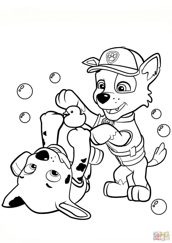 Paw Patrol Coloring Pages Paw Patrol Rocky And Marshall Coloring Page Free Printable Paw Patrol Coloring Pages Paw Patrol Rocky And Marshall Coloring Page Free Printable