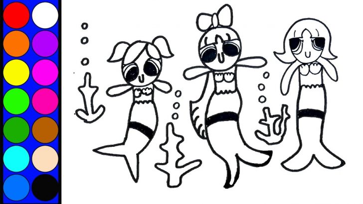 Powerpuff Girls Coloring Pages The Powerpuff Girls Coloring Page Transformed Into Mermaid To Learn Powerpuff Girls Coloring Pages The Powerpuff Girls Coloring Page Transformed Into Mermaid To Learn