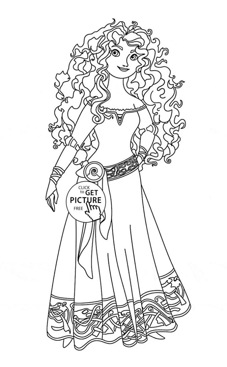 Princess Coloring Page Brave Coloring Pages Princess Coloring Page Brave Coloring Pages