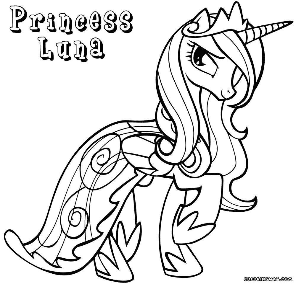 Exclusive Photo of Princess Luna Coloring Page - albanysinsanity.com