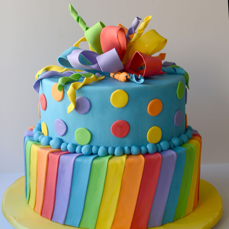 rainbow birthday cake rainbow
