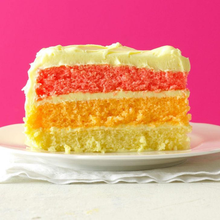 Rainbow Birthday Cake Rainbow Layer Cake Recipe Taste Of Home Rainbow Birthday Cake Rainbow Layer Cake Recipe Taste Of Home
