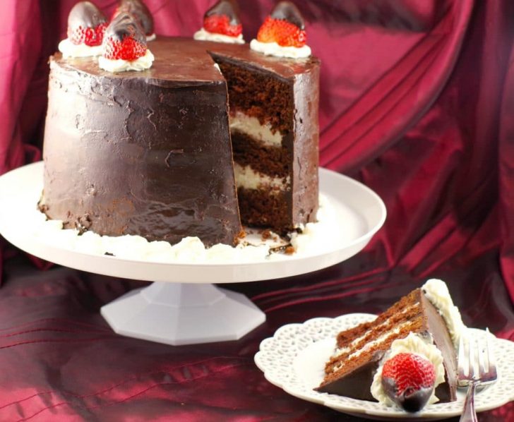 Red Birthday Cake Red Wine Strawberry Chocolate Fudge Cake Food Meanderings Red Birthday Cake Red Wine Strawberry Chocolate Fudge Cake Food Meanderings
