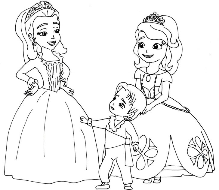 Sofia The First Coloring Page Princess Sofia Coloring Pages With The First Tingameday Sofia The First Coloring Page Princess Sofia Coloring Pages With The First Tingameday