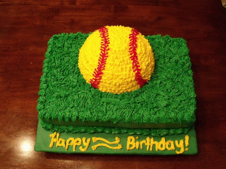 Softball Birthday Cakes Softball Birthday Cake Cakecentral Softball Birthday Cakes Softball Birthday Cake Cakecentral