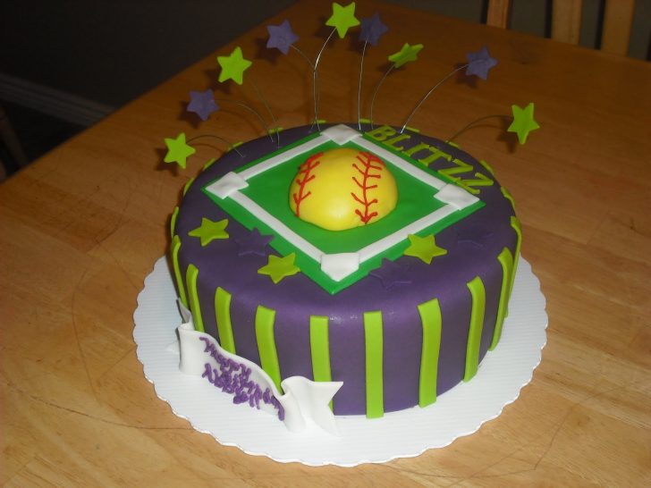 Softball Birthday Cakes Sprinklebelle Softball Birthday Cake Softball Birthday Cakes Sprinklebelle Softball Birthday Cake