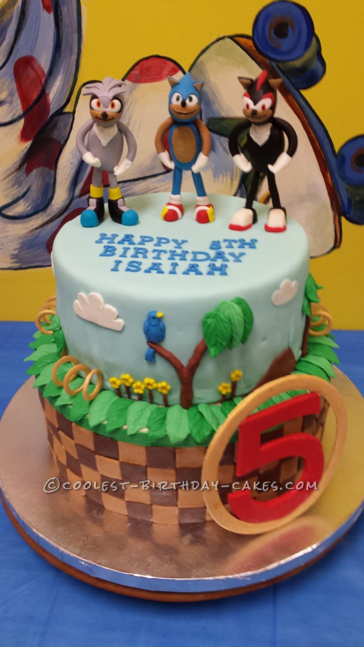 Sonic Birthday Cake Coolest Sonic Silver And Shadow The Hedgehogs Birthday Cake Sonic Birthday Cake Coolest Sonic Silver And Shadow The Hedgehogs Birthday Cake