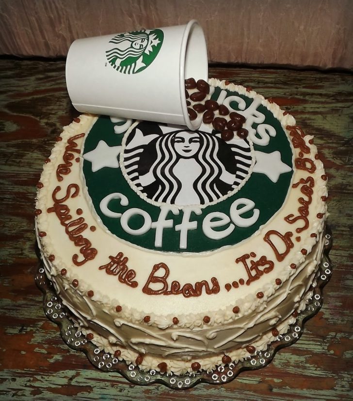 Starbucks Birthday Cake Mandys Cakes Were Spilling The Beans Starbucks Birthday Cake Starbucks Birthday Cake Mandys Cakes Were Spilling The Beans Starbucks Birthday Cake
