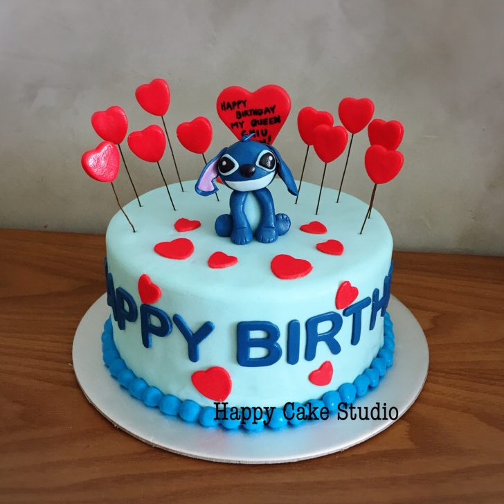 Stitch Birthday Cake Stitch Hearts Cake For Chiu Yen Happy Cake Studio Stitch Birthday Cake Stitch Hearts Cake For Chiu Yen Happy Cake Studio