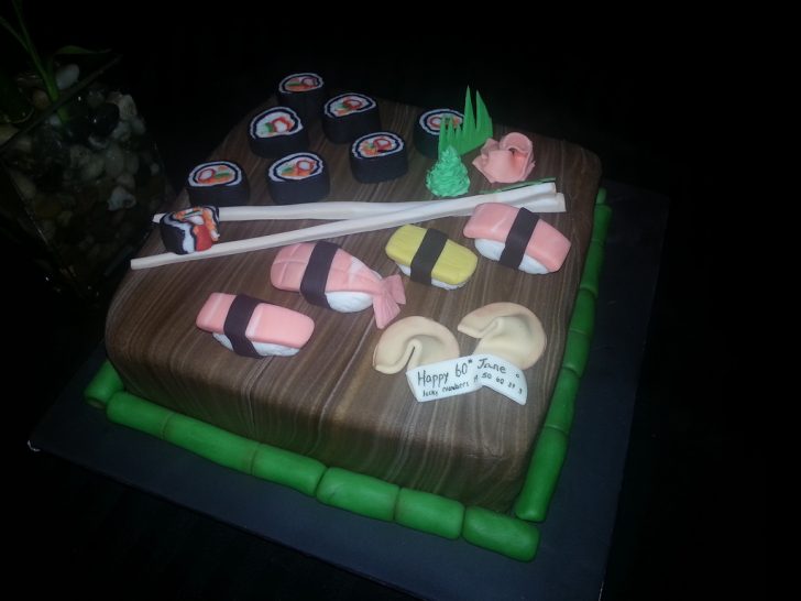 Sushi Birthday Cake Sushi Birthday Cake 60th Birthday Sushi Cake In Lemon With Flickr Sushi Birthday Cake Sushi Birthday Cake 60th Birthday Sushi Cake In Lemon With Flickr