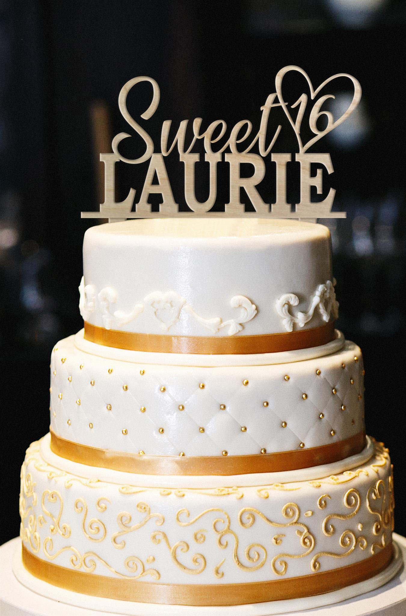 sweet 16 birthday cake