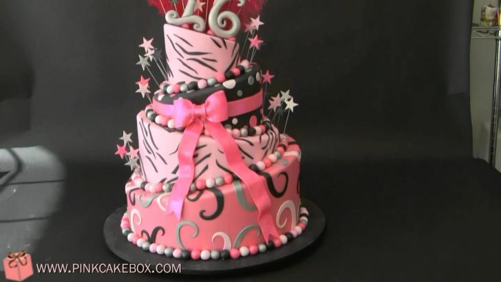 Sweet 16 Birthday Cake Sweet 16 Zebra Birthday Cake Youtube Sweet 16 Birthday Cake Sweet 16 Zebra Birthday Cake Youtube