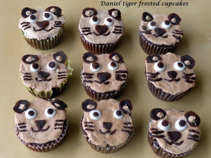 Tiger Birthday Cake Daniel Tiger Themed Chocolate Birthday Cake And Cupcakes Egg Free Tiger Birthday Cake Daniel Tiger Themed Chocolate Birthday Cake And Cupcakes Egg Free