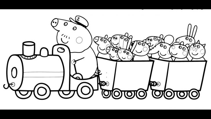Train Coloring Pages Peppa Pig And Her Friends In Train Coloring Book Pages Kids Fun Art Train Coloring Pages Peppa Pig And Her Friends In Train Coloring Book Pages Kids Fun Art
