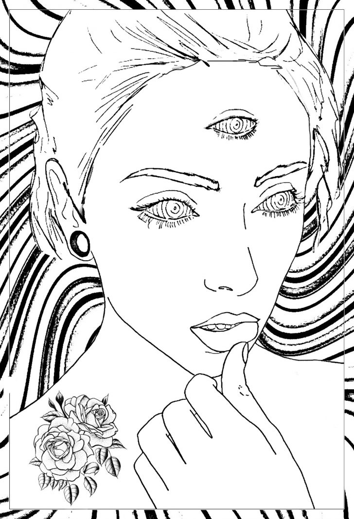 Trippy Coloring Pages Psychedelic Coloring Pages For Adults Trippy Coloring Pages Psychedelic Coloring Pages For Adults