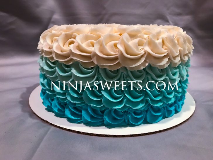 Turquoise Birthday Cake Ombr Turquoise Birthday Cake Ninjasweets Turquoise Birthday Cake Ombr Turquoise Birthday Cake Ninjasweets