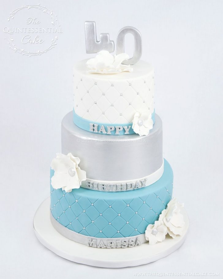 Turquoise Birthday Cake Silver Turquoise 40th Birthday Cake The Quintessential Cake In Turquoise Birthday Cake Silver Turquoise 40th Birthday Cake The Quintessential Cake In