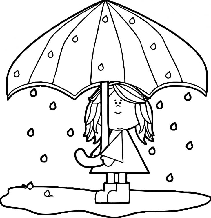 Umbrella Coloring Page April Shower Girl Umbrella Coloring Page Wecoloringpage Umbrella Coloring Page April Shower Girl Umbrella Coloring Page Wecoloringpage
