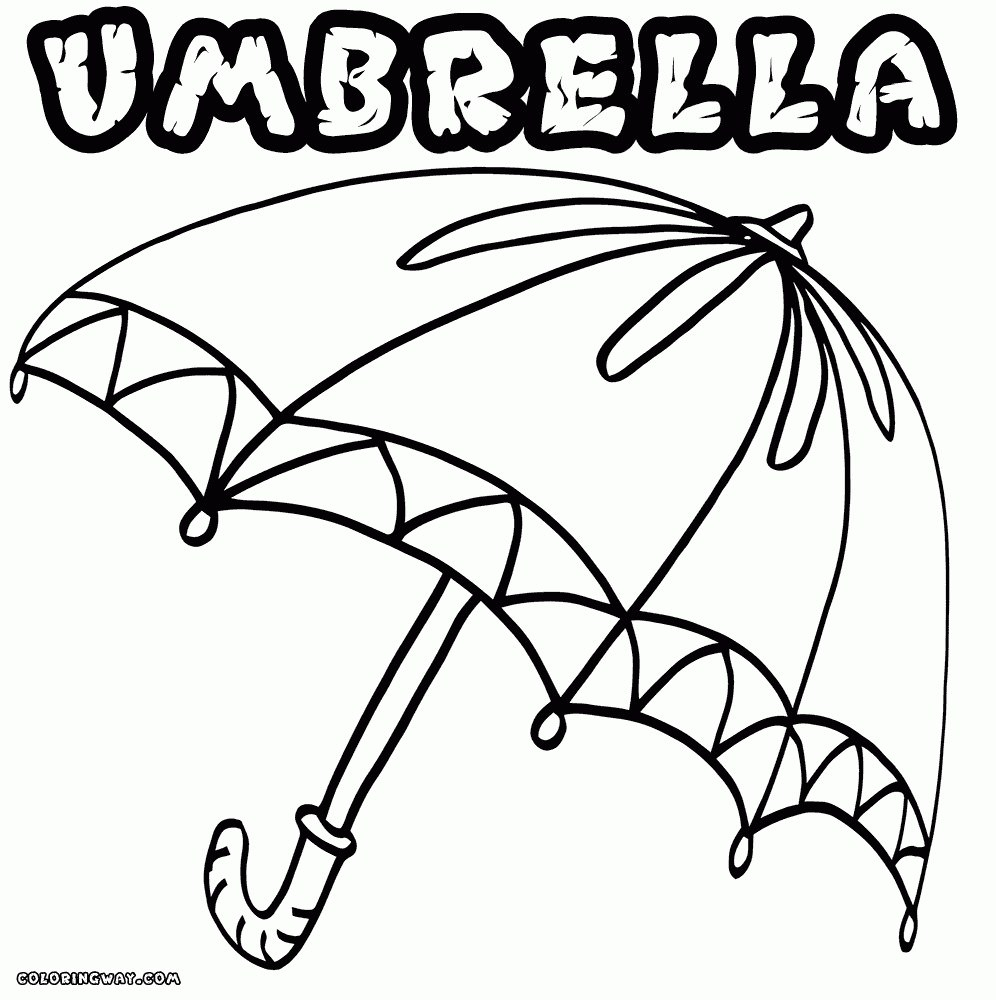 25+ Pretty Image of Umbrella Coloring Page - albanysinsanity.com