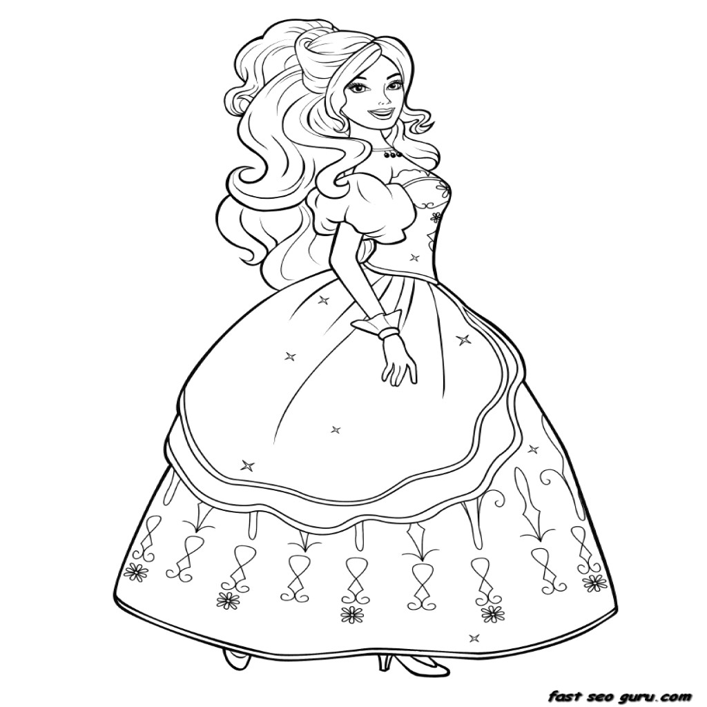 25+ Inspired Picture of Barbie Printable Coloring Pages ...