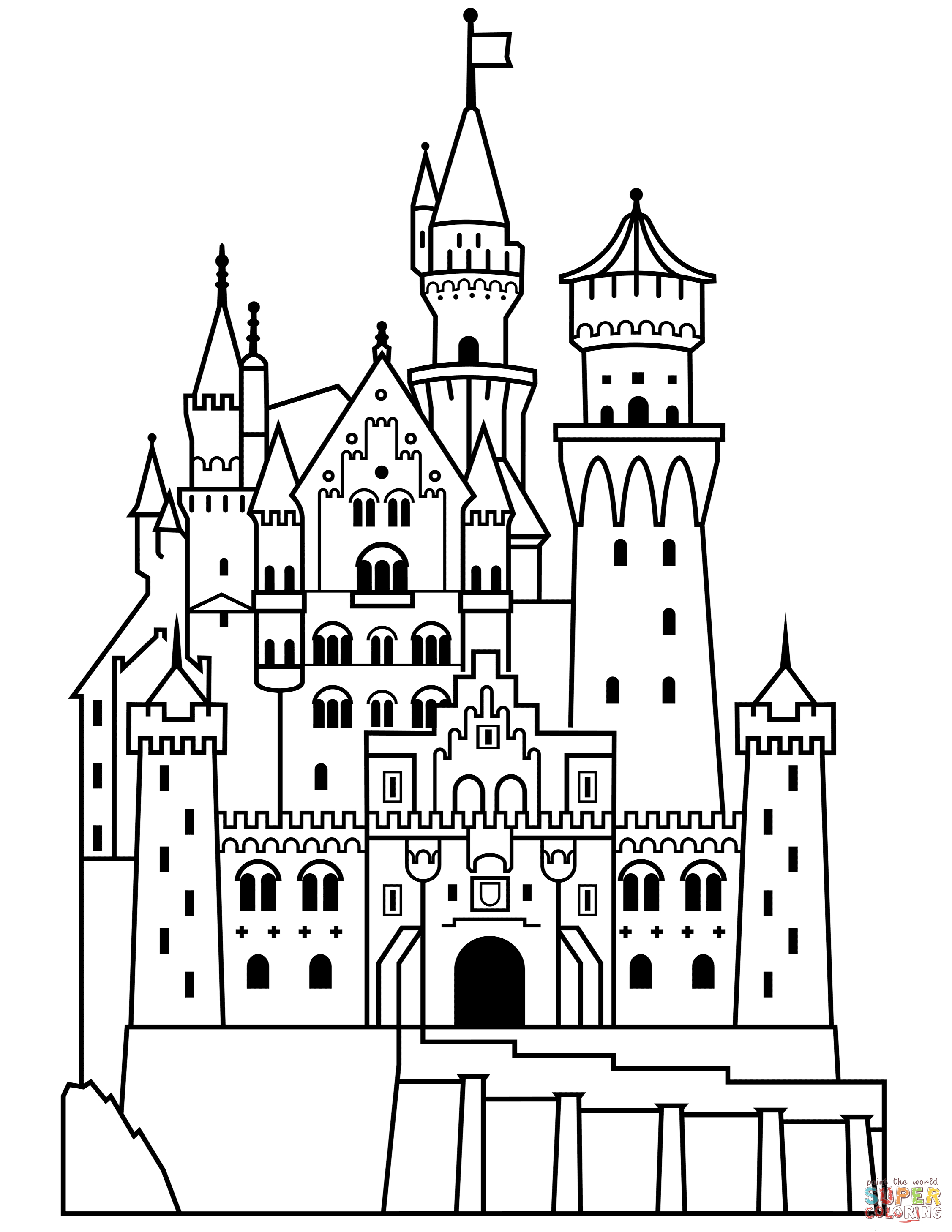 30+ Awesome Picture of Castle Coloring Pages - albanysinsanity.com