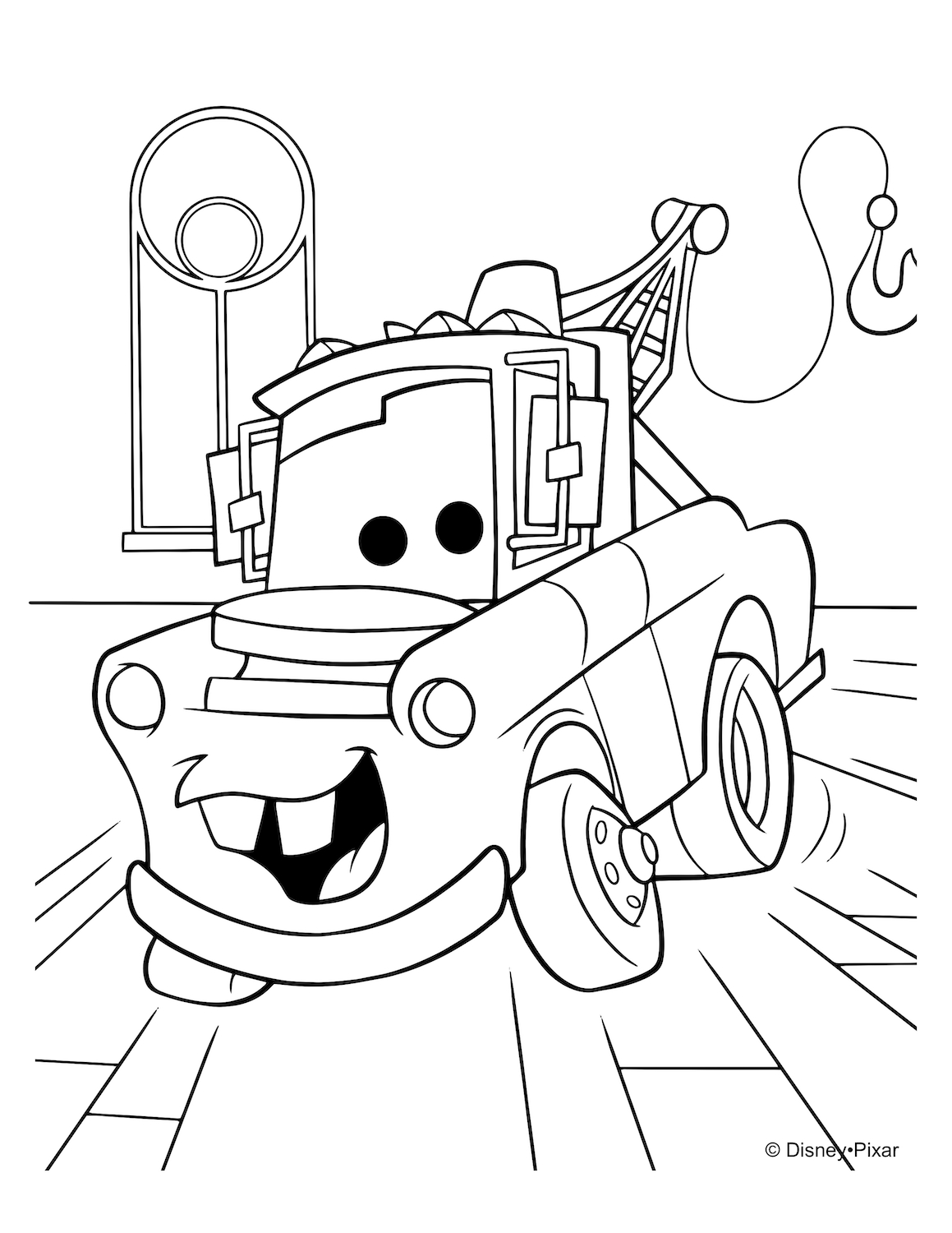 Disney Cars Coloring Pages Free Disney Cars Coloring Pages
