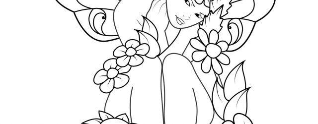 Fairy Coloring Page Fairy Coloring Pages Free Coloring Pages