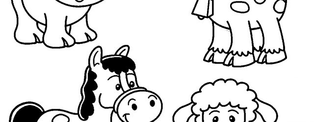 Farm Animals Coloring Pages Ba Farm Animal Coloring Pages Wecoloringpage