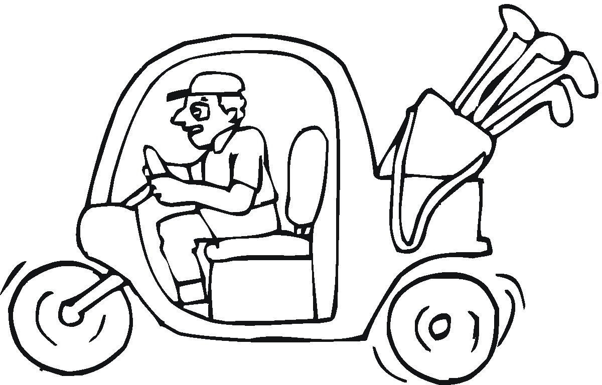 Golf Coloring Pages Golf Coloring Pages 123 Coloring