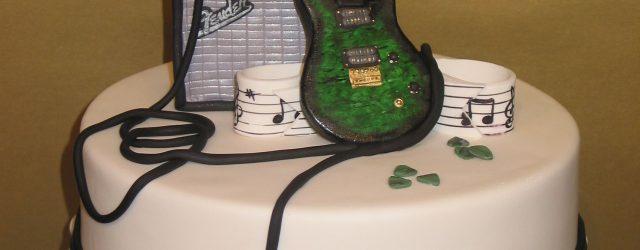Guitar Birthday Cake Guitar Music Birthday Cake Cakes Guita