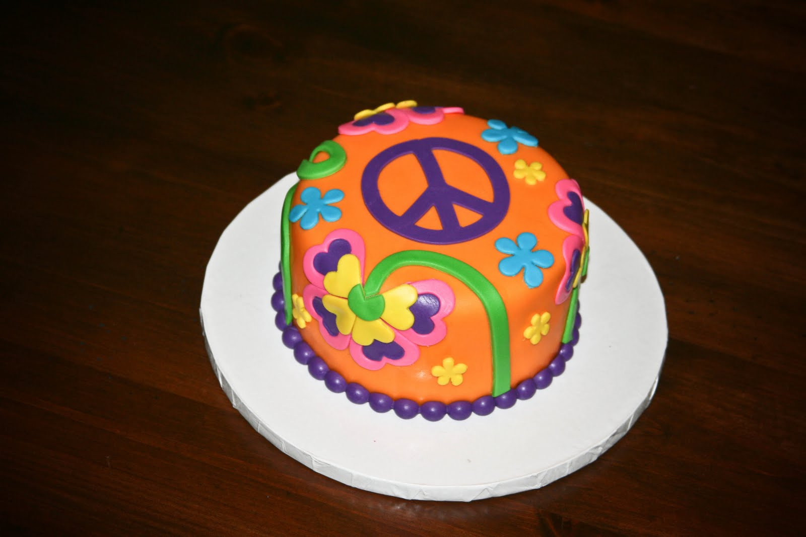34 Elegant Photo Of Hippie Birthday Cake Albanysinsanity