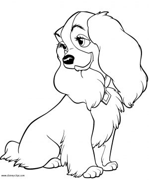 Lady And The Tramp Coloring Pages Lady And The Tramp Coloring Pages ...