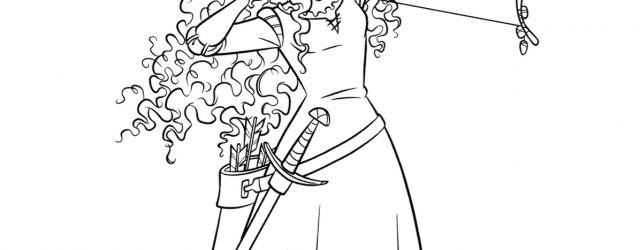 Merida Coloring Pages Brave Coloring Pages Free Coloring Pages