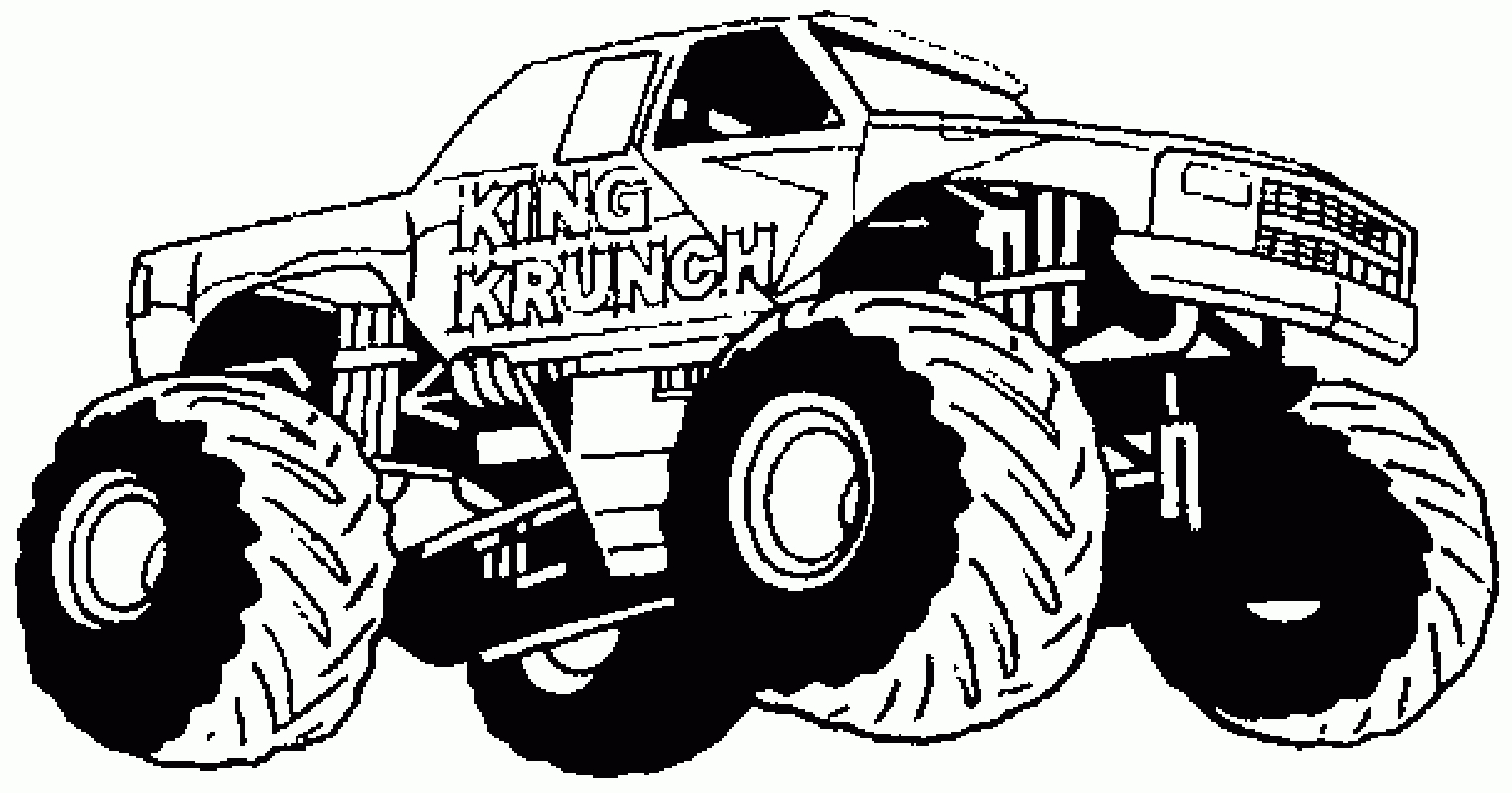 27+ Marvelous Image of Monster Truck Coloring Page - albanysinsanity.com